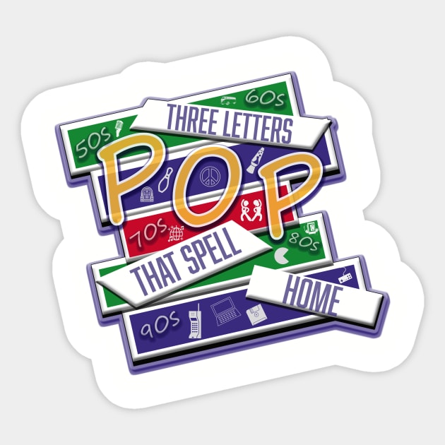Resort Series POP Sticker by themeparkbrothers